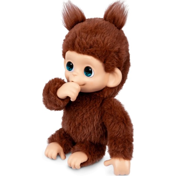 Фото - Интерактивная игрушка Moose Обезьяна  Чики Черри Коричневого (26765)